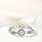 Klára – Orologio d’oro con quadrante allungato.