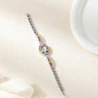 Amélie – Orologio in oro con montatura in cristallo.