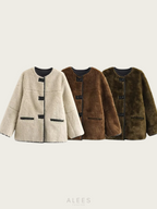 Kaida | Frakke i Imiteret Pels