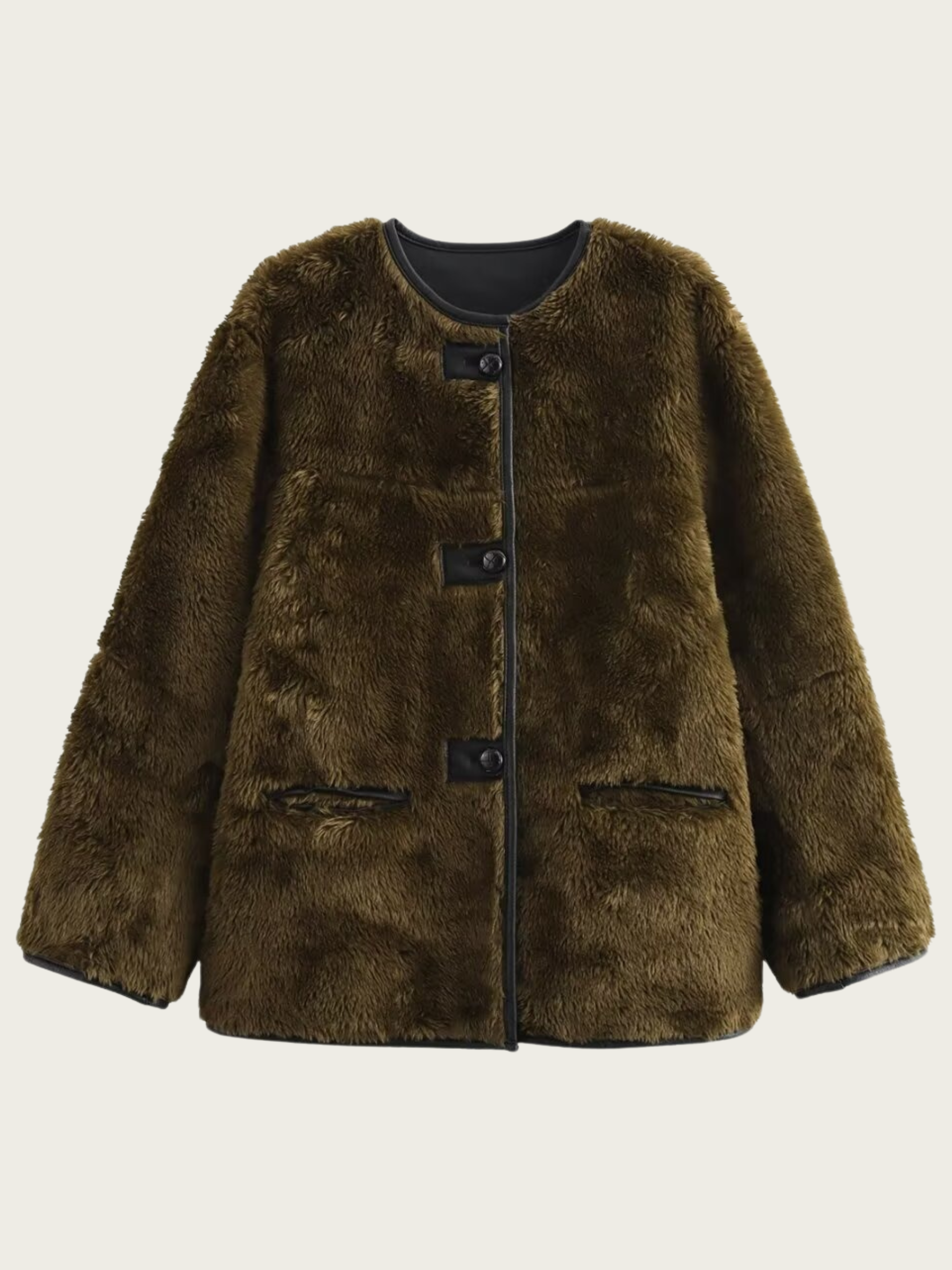 Kaida | Frakke i Imiteret Pels