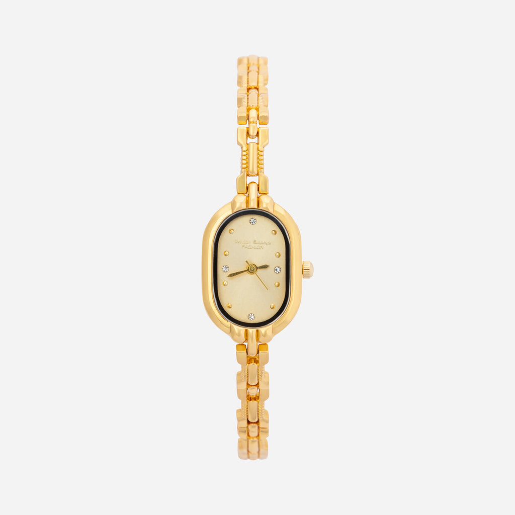 Viktorie – Orologio in oro con cassa ovale.