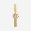 Magdaléna – Orologio in oro con cinturino stretto.
