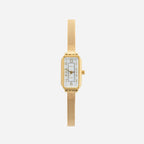 Teresa – Orologio in oro con quadrante rettangolare.