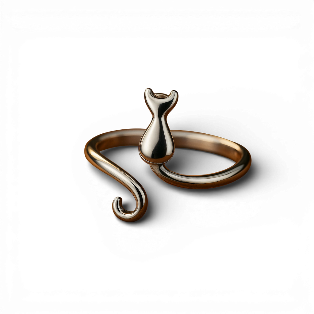 Sød Rustfrit Stål Katte-ring